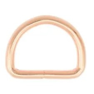 D-ring 25 mm rose gold